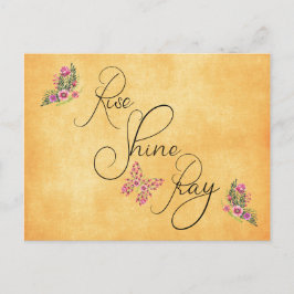 Rise, Shine, beten Postkarte