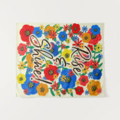 Rise & Shine Medium Wandteppich (Vorderseite (Horizontal))