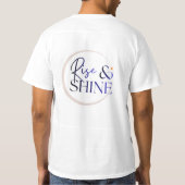 Rise & Shine Minimal Vibes t-shirt (Rückseite)