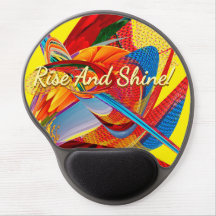 Rise & Shine Motivation für tropische Abstrakte