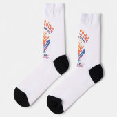 Rise & Shine Motivationssocken Socken (Linkes Detail)