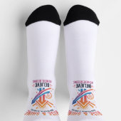 Rise & Shine Motivationssocken Socken (Oben)