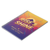 Rise & Shine Planer Notizblock (Linke Seite)