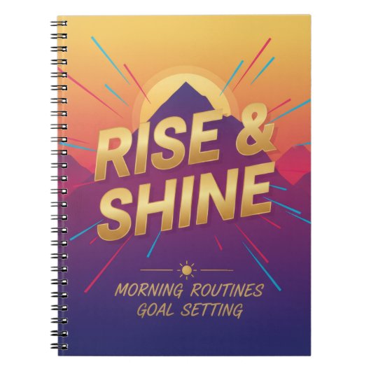 Rise & Shine Planner Notizblock (Vorderseite)