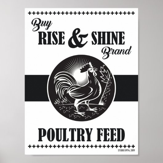 RISE & SHINE POSTER (Vorne)