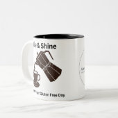 Rise & Shine Zweifarbige Tasse (Vorderseite Links)