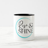 Rise & Shine Zweifarbige Tasse (Mittel)