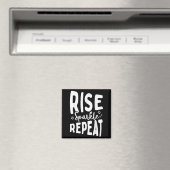 Rise Sparkle Repeat - Sitive Mindset Motivational  Magnet (In Situ (Geschirrspüler))
