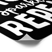 Rise Sparkle Repeat - Sitive Mindset Motivational  Poster (Ecke)