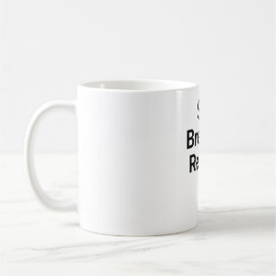 Rise Stronger - Motivierend Typografie-Design Kaffeetasse