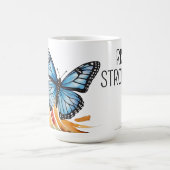 Rise Stronger Themed Kaffeetasse (Mittel)