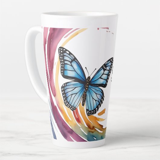 Rise Stronger Themed Milchtasse (Linke Ecke)