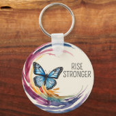 Rise Stronger Themed Schlüsselanhänger (Vorderseite)