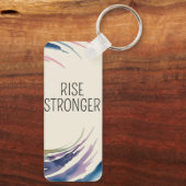 Rise Stronger Themed Schlüsselanhänger (Rückseite)