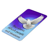 Rise über Dove Survivor Affirmation Magnet (Linke Seite)