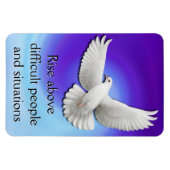 Rise über Dove Survivor Affirmation Magnet (Horizontal)