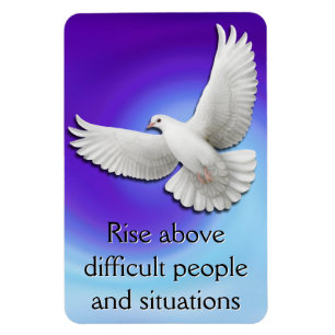 Rise über Dove Survivor Affirmation Magnet