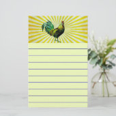 Rise und Shine Briefpapier (Stehend Vorderseite)
