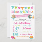 Rise und Shine Brunch Einladung (Vorderseite)