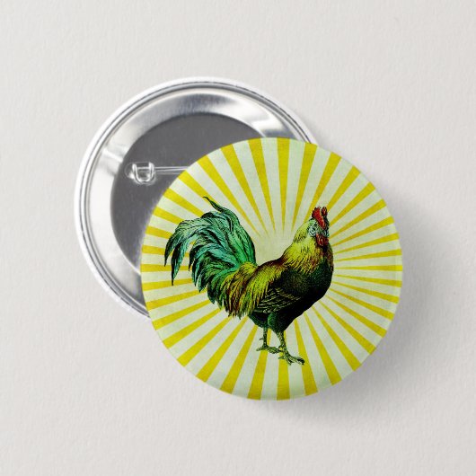 Rise und Shine Button (Vorne & Hinten)