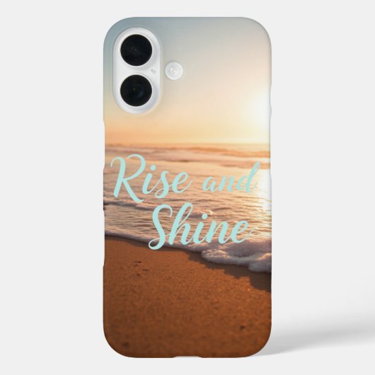 Rise und Shine Case-Mate iPhone Hülle (Rückseite)