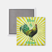 Rise und Shine Magnet (Vorderseite/Rückseite)