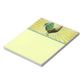 Rise und Shine Notepad Notizblock (Rotiert)