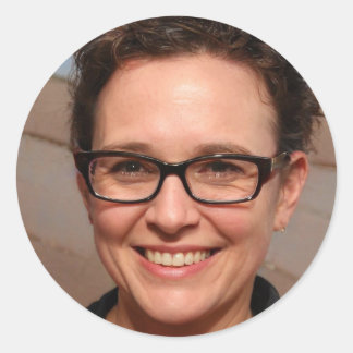 Rise und Shine Runder Aufkleber