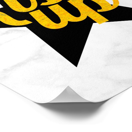 Rise Up Hamilton Poster (Ecke)