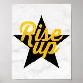 Rise Up Hamilton Poster (Vorne)