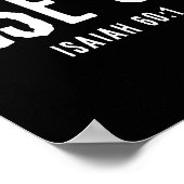 Rise Up Isaiah 60_1 Christian Faith Bold Patriot Poster (Ecke)