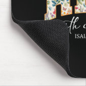 Rise With Courage Christian Religion Bible Scriptu Mousepad (Ecke)