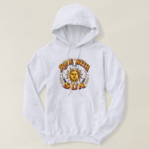 Rise With The Sun Retro-Abzeichen-Hoodie