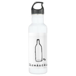 #RiseAndWine Wasser-Flasche Trinkflasche
