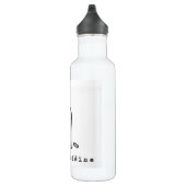 #RiseAndWine Wasser-Flasche Trinkflasche (Rechts)
