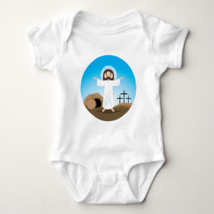 Risen Christ Baby Strampler