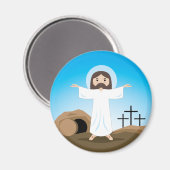 Risen Christ Magnet (Vorderseite/Rückseite)