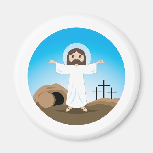 Risen Christ Magnet (Vorne)