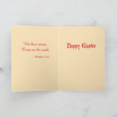 Risen Christus mit Soldaten auf der Tomb Osterkart Karte (Innenseite)