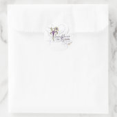 Risen Classic Round Sticker (Tasche)