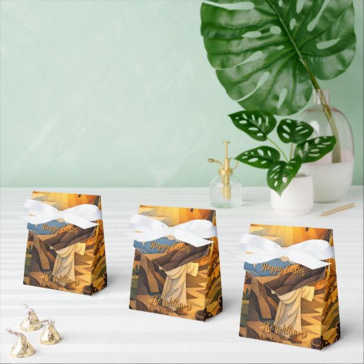 Risen Jesus Empty Tomb Easter Small Favor Box Geschenkschachtel (Zahlreiche)