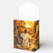 Risen Jesus Empty Tomb Easter Small Favor Box Geschenkschachtel (Geöffnet)