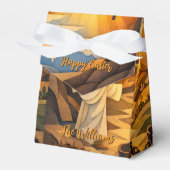 Risen Jesus Empty Tomb Easter Small Favor Box Geschenkschachtel (Vorderseite)