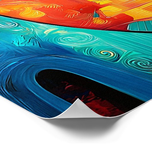 Risen Light Poster (Ecke)