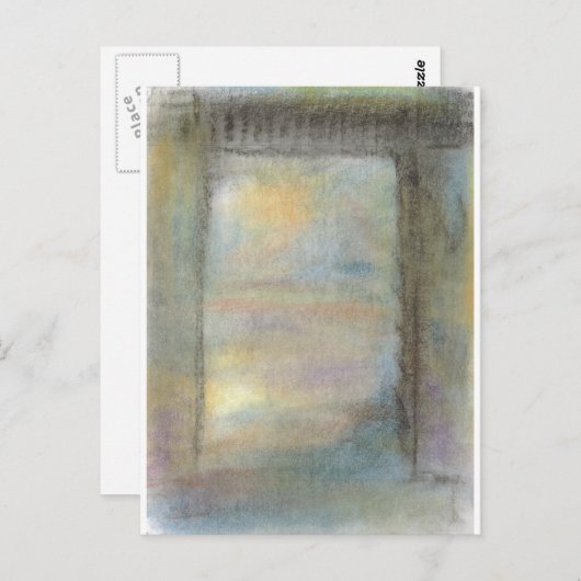 Risen-Malerei Postkarte (Vorne/Hinten)