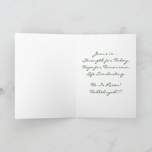 RISEN Oaster Karte (Innenseite)