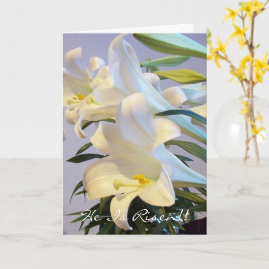 RISEN Oaster Karte (Gelbe Blume)