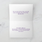 RISEN Osterkarte Feiertagskarte (Innenseite)