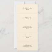 Risen Religious Christlich Sand Oaster Platzkarte (Rückseite)