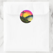 RISEN RUNDER AUFKLEBER (Tasche)